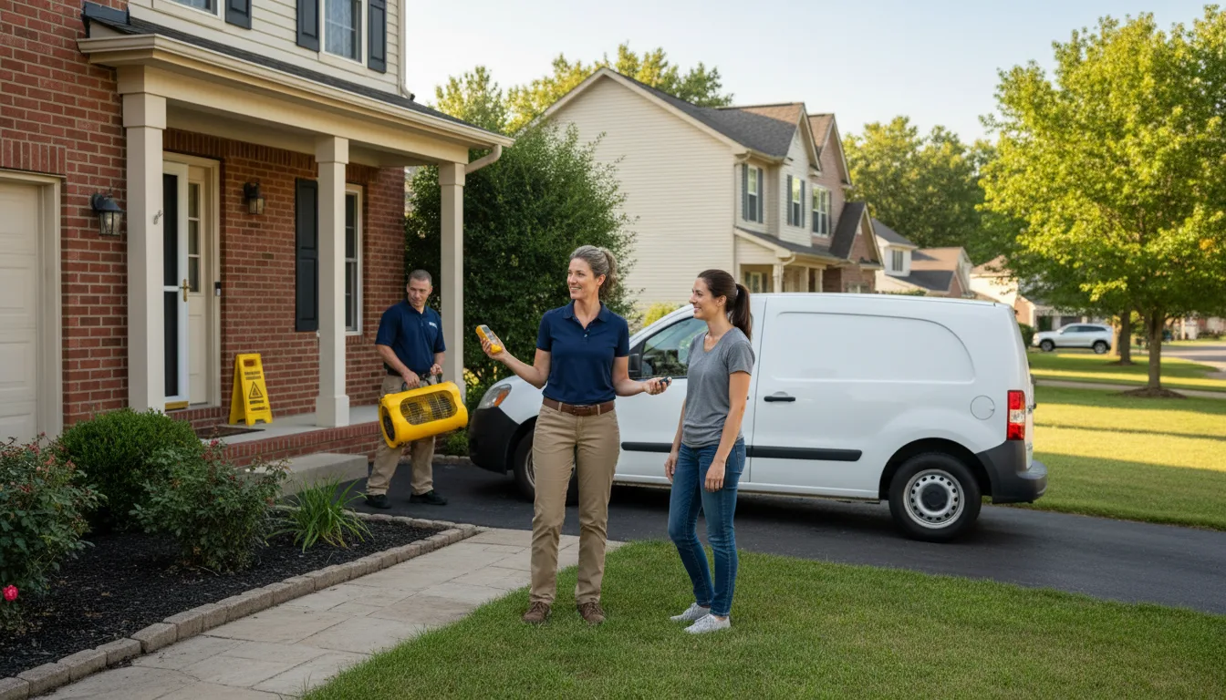 Water restoration image for Home Water Damage Repair in Mill Creek, OK